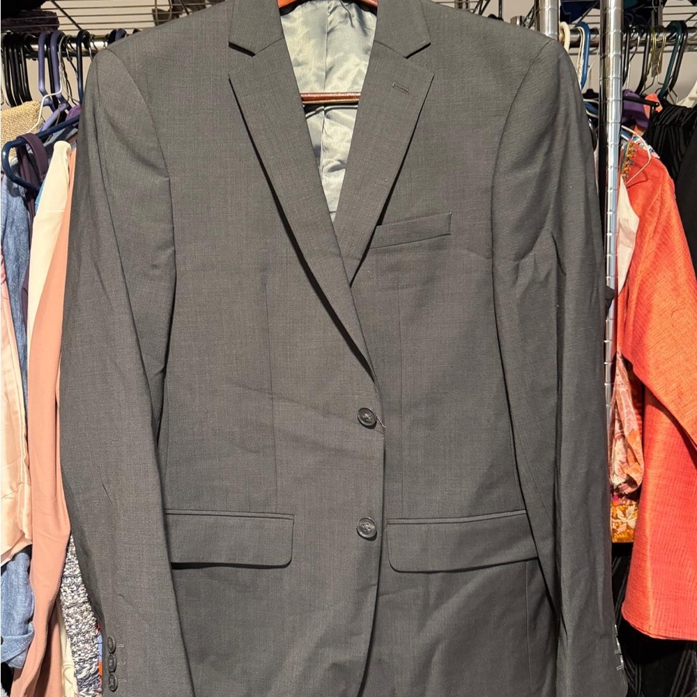 Bar III Charcoal Suit Jacket